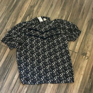 Loft high neck blouse